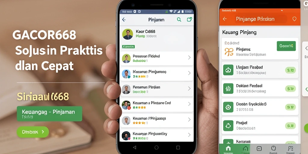 Screenshot GACOR668 menampilkan antarmuka pengguna yang sederhana dan mudah digunakan untuk pengajuan pinjaman.