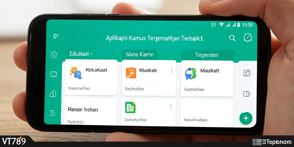 Antarmuka pengguna yang simple dan mudah digunakan pada VT789.